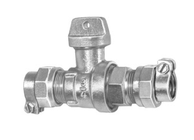 Ford Meter Box Comp Ball Curb Stop