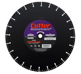 Cutter Diamond Demolition Blade 14 x .125 x 1/20mm